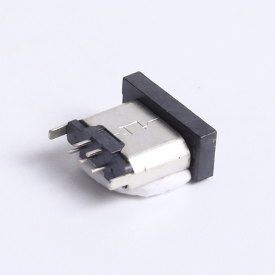 USB连接器Micro USB 立插 直边 H5.5 铜