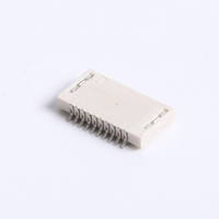 FPC连接器 无推杆 10pin