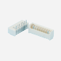 WTB连接器1.25针座-7P 弯针 立贴插座