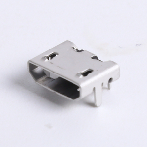 USB连接器Micro USB 牛角 0.8脚位 平口