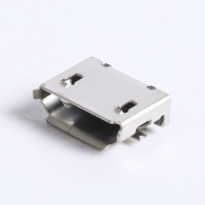 USB连接器Micro USB 全贴 有柱 卷边